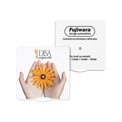 DISQUE DE STATIONNEMENT CARTON 15  X 15 CM