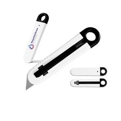 CUTTER PLASTIQUE A LAME AUTO-RETRACTABLE