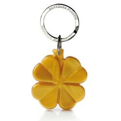 Trèfle de Bonheur Porte-clés recyclé avec function de grattage