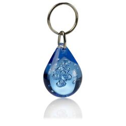 Goutte Porte-clés recyclé