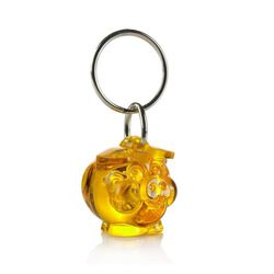 Small Smiley Porte-clés recyclé