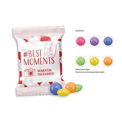Mini-lentilles au chocolat en sachet promo, Mini-lentilles au chocolat
