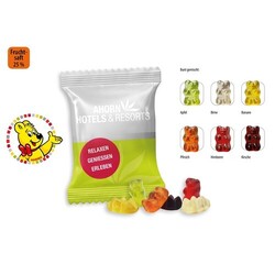 HARIBO Mini-Oursons d'Or au jus de fruits en sachet promo, HARIBO Mini-Oursons d'Or au jus de fruits