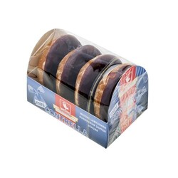 4 Pains d'épices avec chocolat, Weiss Mini contrella de pain d'épice Lambertz