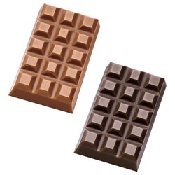 Chocolat mini-tablette de 5 g, chocolat au lait Callebaut