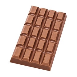 Chocolat tablette de 40 g, chocolat au lait Callebaut