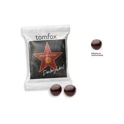 Grains de café enrobés de chocolat en sachet promo, Grains de café enrobés de chocolat