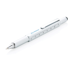 Stylo outil 5 en 1 en aluminium