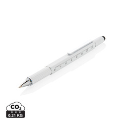 Stylo outil 5 en 1 en aluminium
