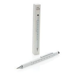 Stylo outil 5 en 1 en aluminium