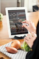 Support à tablette avec stylet Chef