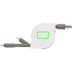 Câble rétractable 3 en 1