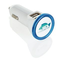 Double chargeur allume-cigare USB 2.1A