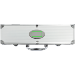 Set de 3 pcs pour barbecue en coffret aluminium