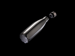 Bouteille isotherme en acier