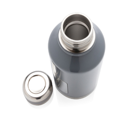 Bouteille étanche avec plaque