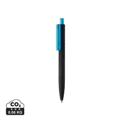 Stylo X3 finition gomme noire en ABS recyclé RCS