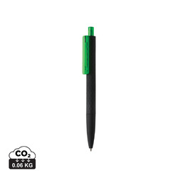 Stylo X3 finition gomme noire en ABS recyclé RCS