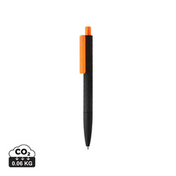 Stylo X3 finition gomme noire en ABS recyclé RCS