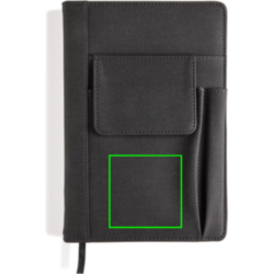 Carnet de notes avec pochette pour téléphone