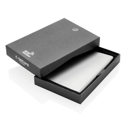 Porte-cartes en aluminium anti RFID C-Secure