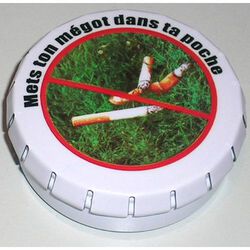 Cendrier de poche clic clac 45mm