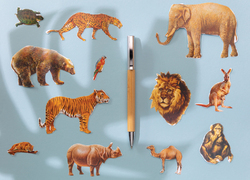 Stylo moderne en bambou