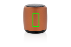 Mini enceinte sans fil en aluminium