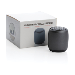 Mini enceinte sans fil en aluminium