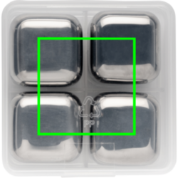 Glaçons réutilisables en acier inoxydable 4pcs