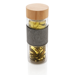 Bouteille à double paroi en verre Impact