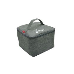 Sac à bento isotherme 'Sendai', gris chiné RPET