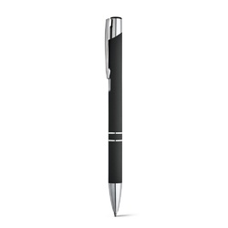 BETA SOFT. Stylo en aluminium avec finition en caoutchouc