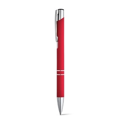BETA SOFT. Stylo en aluminium avec finition en caoutchouc