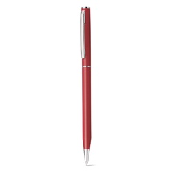 LESLEY METALLIC. Stylo à bille en aluminium avec clip et mécanisme twist