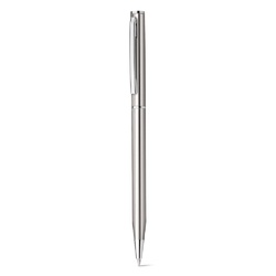LESLEY METALLIC. Stylo à bille en aluminium avec clip et mécanisme twist
