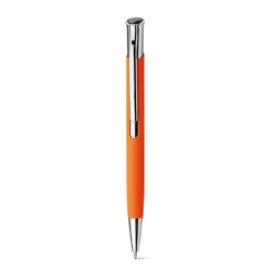 OLAF SOFT. Stylo à bille en aluminium, finition rubber