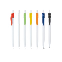 MARS. Stylo à bille en ABS avec clip coloré
