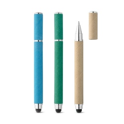 PAPYRUS. Stylo bille en papier kraft et ABS avec pointe tactile