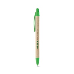 REMI. Stylo à bille fabriqué à partir de papier 100 % recyclé, avec clip