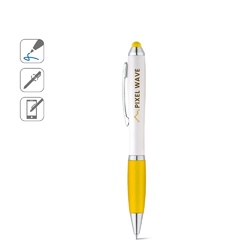 SANS. Stylo avec mécanisme twist et clip en métal