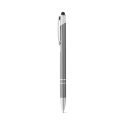 GALBA. Stylo en aluminium avec pointe tactile et clip