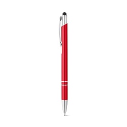 GALBA. Stylo en aluminium avec pointe tactile et clip