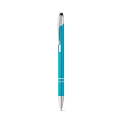 GALBA. Stylo en aluminium avec pointe tactile et clip