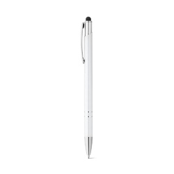 GALBA. Stylo en aluminium avec pointe tactile et clip