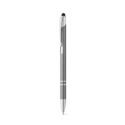 GALBA. Stylo en aluminium avec pointe tactile et clip
