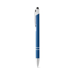 GALBA. Stylo en aluminium avec pointe tactile et clip