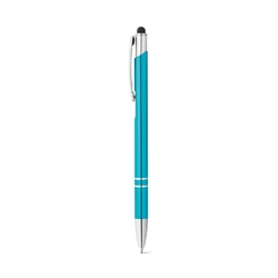 GALBA. Stylo en aluminium avec pointe tactile et clip