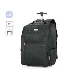 AVENIR. Sac à dos trolley pour ordinateur portable 17'' en polyester 1680D et 300D