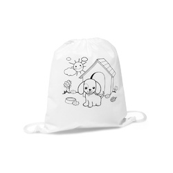 DRAWS. Sac à cordon pour enfant pour le coloriage (80 g/m²)